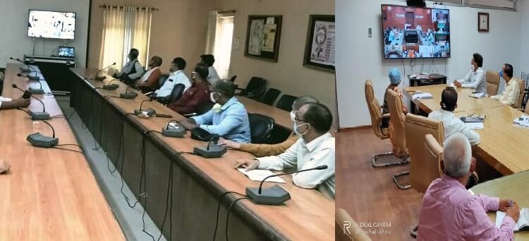 वर्चुअल के माध्यम से किसानों ने राज्य स्तरीय खरीफ कृषि उत्पादकता गोष्ठी में उन्नतशील कृषि को जाना
