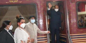 विशेष ट्रेन से कानपुर के लिए रवाना हुए राष्ट्रपति रामनाथ कोविंद राज्यपाल आनंदी बेन पटेल और मुख्यमंत्री योगी आदित्यनाथ करेंगेअगवानी
