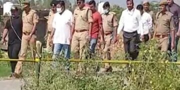 आशीष मिश्रा समेत अन्य आरोपियों को घटनास्थल लेकर पहुंची SIT की टीम