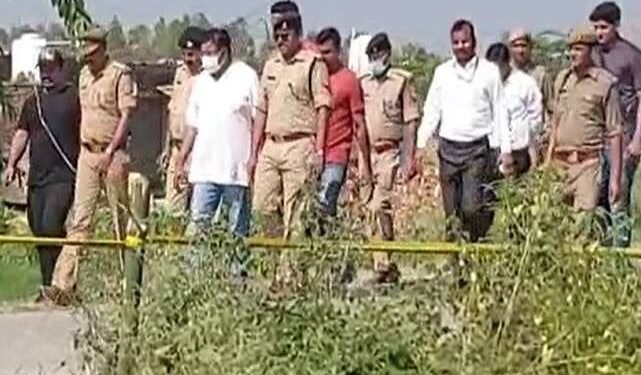 आशीष मिश्रा समेत अन्य आरोपियों को घटनास्थल लेकर पहुंची SIT की टीम