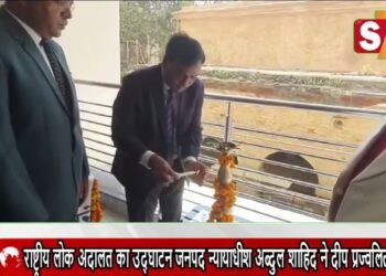 दीवानी न्यायालय में राष्ट्रीय लोक अदालत का आयोजन