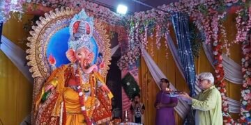 रायबरेली शहर में छोटी बाजार के राजा का पचासवाँ गणपति उत्सव धूमधाम से जारी