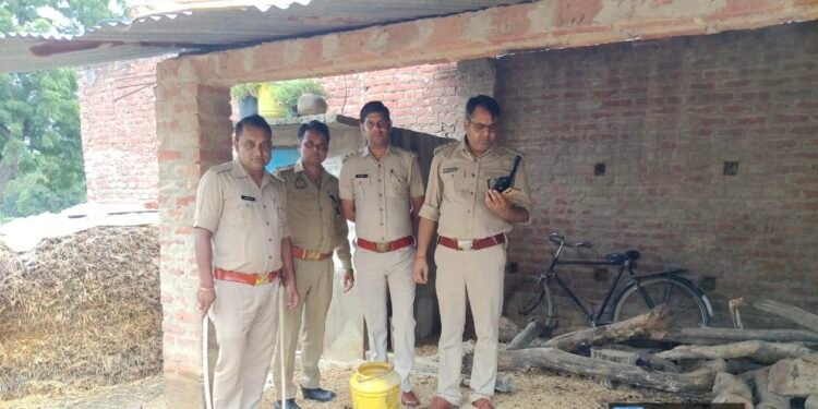 थाना सलोन अंतर्गत ग्राम ठकुराइन का पुरवा और उमरी में अवैध कच्ची शराब बनाने के अड्डों / संदिग्ध घरों पर दबिश की कार्यवाही