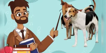 आवारा कुत्तों की ट्रैकिंग के लिए शिक्षकों को लगाने के आदेश