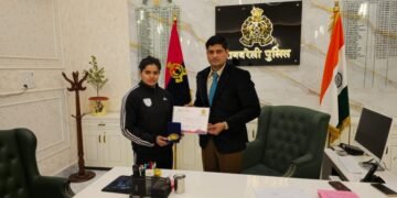 महिला सिपाही ने आंध्र प्रदेश में ऑल इंडिया पुलिस वेट लिफ्टिंग में जीता गोल्ड मेडल