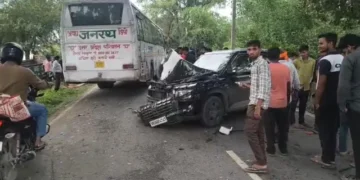 डंपर से बाइक टकराने से एक युवक की मौत